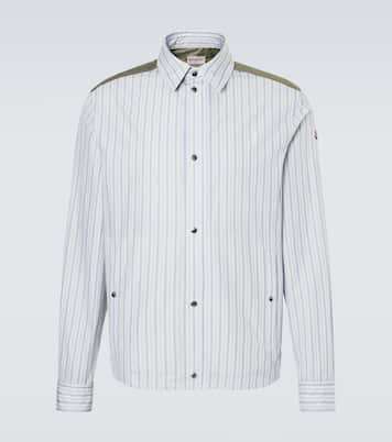 Chemise rayée en popeline de coton | Moncler