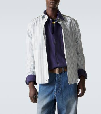 Chemise rayée en popeline de coton | Moncler