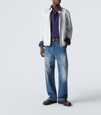 Chemise rayée en popeline de coton | Moncler