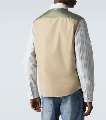 Chemise rayée en popeline de coton | Moncler