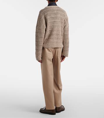 Gerade Hose aus einem Baumwollgemisch | Brunello Cucinelli