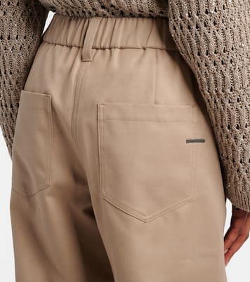 Gerade Hose aus einem Baumwollgemisch | Brunello Cucinelli