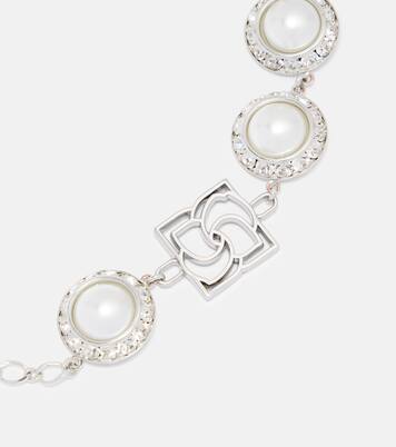 Choker mit Kristallen und Zierperlen | Magda Butrym