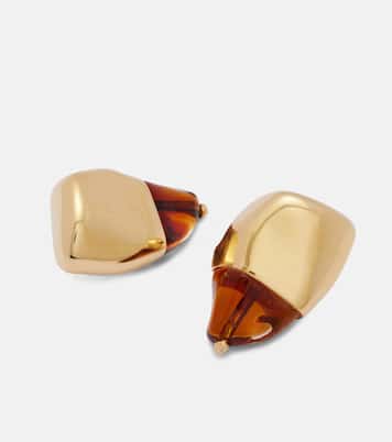 Boucles d’oreilles Prisma Small plaquées or 18 ct | Bottega Veneta