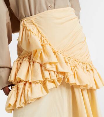 Humairah cotton midi skirt | Dries Van Noten