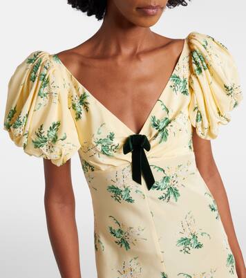 Robe aus Seiden-Crêpe | Rodarte