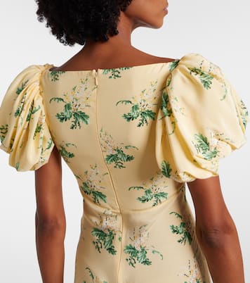 Robe aus Seiden-Crêpe | Rodarte