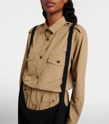 Crêpe midi skirt | Prada