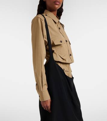 Crêpe midi skirt | Prada