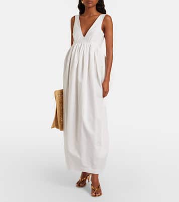Cotton-blend maxi dress | Róhe