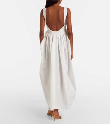 Cotton-blend maxi dress | Róhe