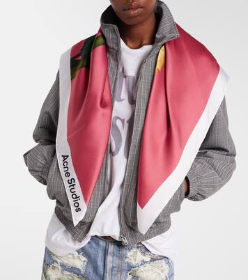 Tuch aus Seidensatin | Acne Studios