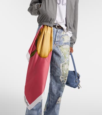 Tuch aus Seidensatin | Acne Studios