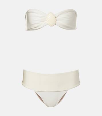 Embellished bandeau bikini | Adriana Degreas