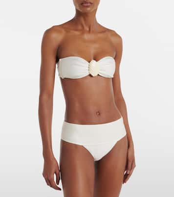 Embellished bandeau bikini | Adriana Degreas