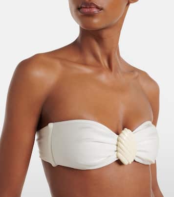 Embellished bandeau bikini | Adriana Degreas