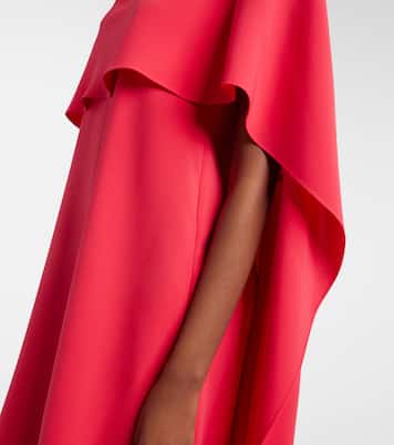 Embellished silk-blend georgette gown | Oscar de la Renta