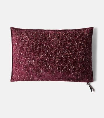 Chenille cushion | Maison de Vacances