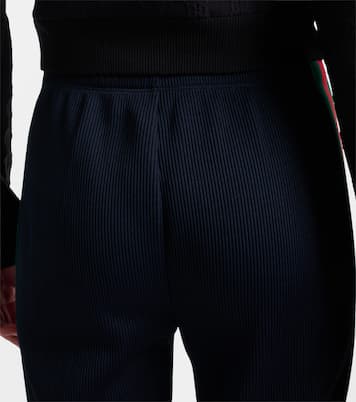 Caprihose Web Stripe aus Rippstrick | Gucci