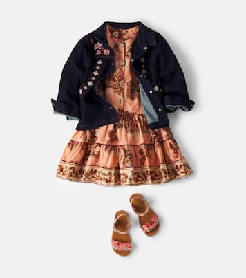 Aster floral cotton dress | Zimmermann Kids