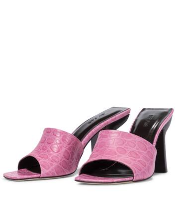 Liliana croc-effect leather sandals | By Far
