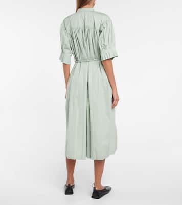 Robe midi en coton | Jil Sander