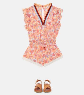 Sasha floral playsuit | Poupette St Barth Kids