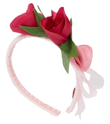 Floral appliqué headband | Monnalisa