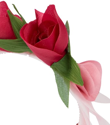 Floral appliqué headband | Monnalisa