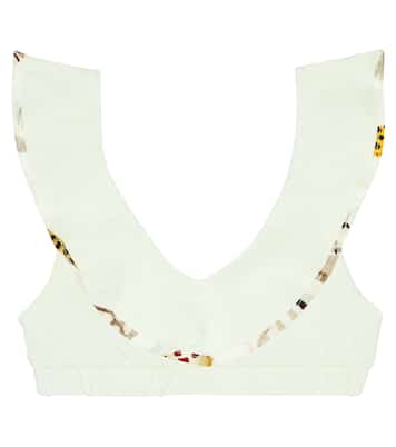 Ruffle-trimmed bikini top | Marysia Bumby