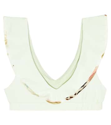 Ruffle-trimmed bikini top | Marysia Bumby