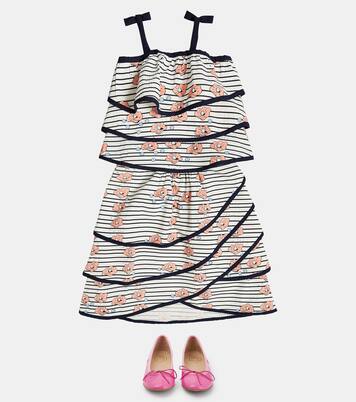 Striped cotton skirt | Mini Rodini