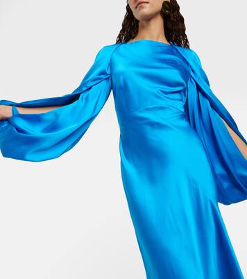 Robe midi Koda en soie | Roksanda