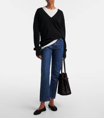 Twisted Seam mid-rise straight jeans | Toteme