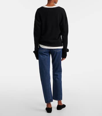 Twisted Seam mid-rise straight jeans | Toteme