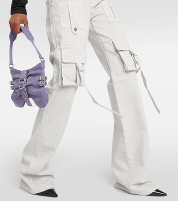 Pantalones cargo en denim de tiro bajo | Blumarine