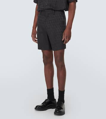 Toile Iconographe silk shorts | Valentino
