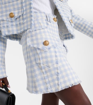 Minirock aus Tweed | Balmain