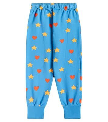 Jogginghose Hearts Stars aus Jersey | Tinycottons