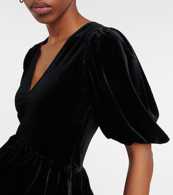 Top aus Samt | Ganni