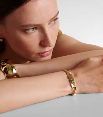 18kt gold bracelet with diamonds | Ileana Makri