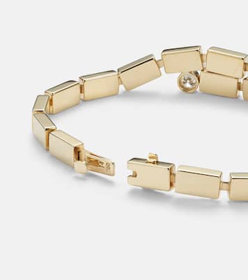 18kt gold bracelet with diamonds | Ileana Makri