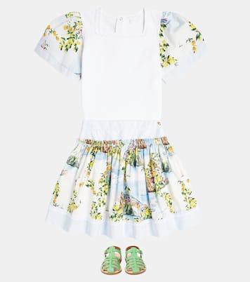 Set aus Top und Rock aus einem Baumwollgemisch | Patachou