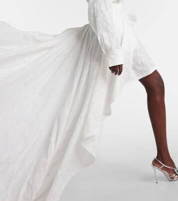 Bestickte Robe aus Baumwolle | Norma Kamali