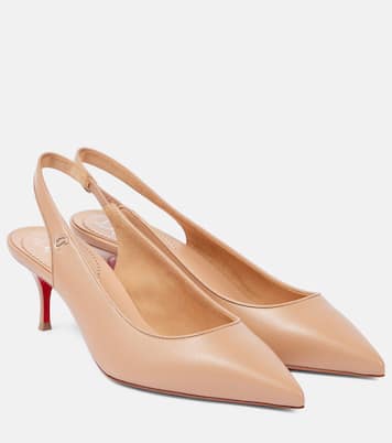 Sporty Kate Sling 55 leather slingback pumps | Christian Louboutin