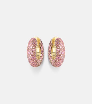 Boucles d'oreilles Blossom Bubble en or 18 ct et saphirs | Octavia Elizabeth