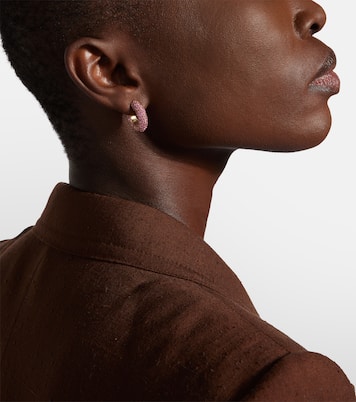 Boucles d'oreilles Blossom Bubble en or 18 ct et saphirs | Octavia Elizabeth