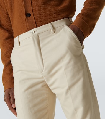 Cotton straight pants | Slowear