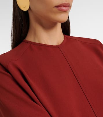 Abito midi Dolman in cady | Victoria Beckham