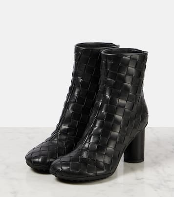 Ankle Boots Intrecciato aus Leder | Bottega Veneta